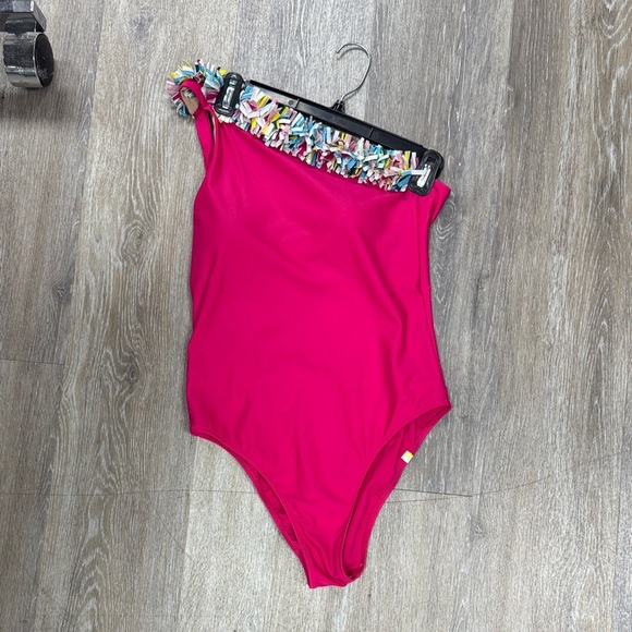 summersalt Other - Summersalt Women's One Piece Swimsuit - Pink with Multicolor Trim